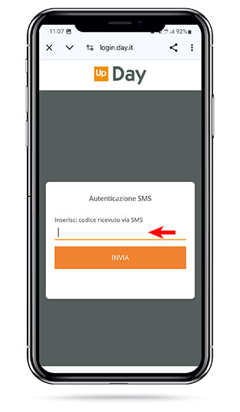 Step 6 | 2. Imposta Autenticazione con SMS